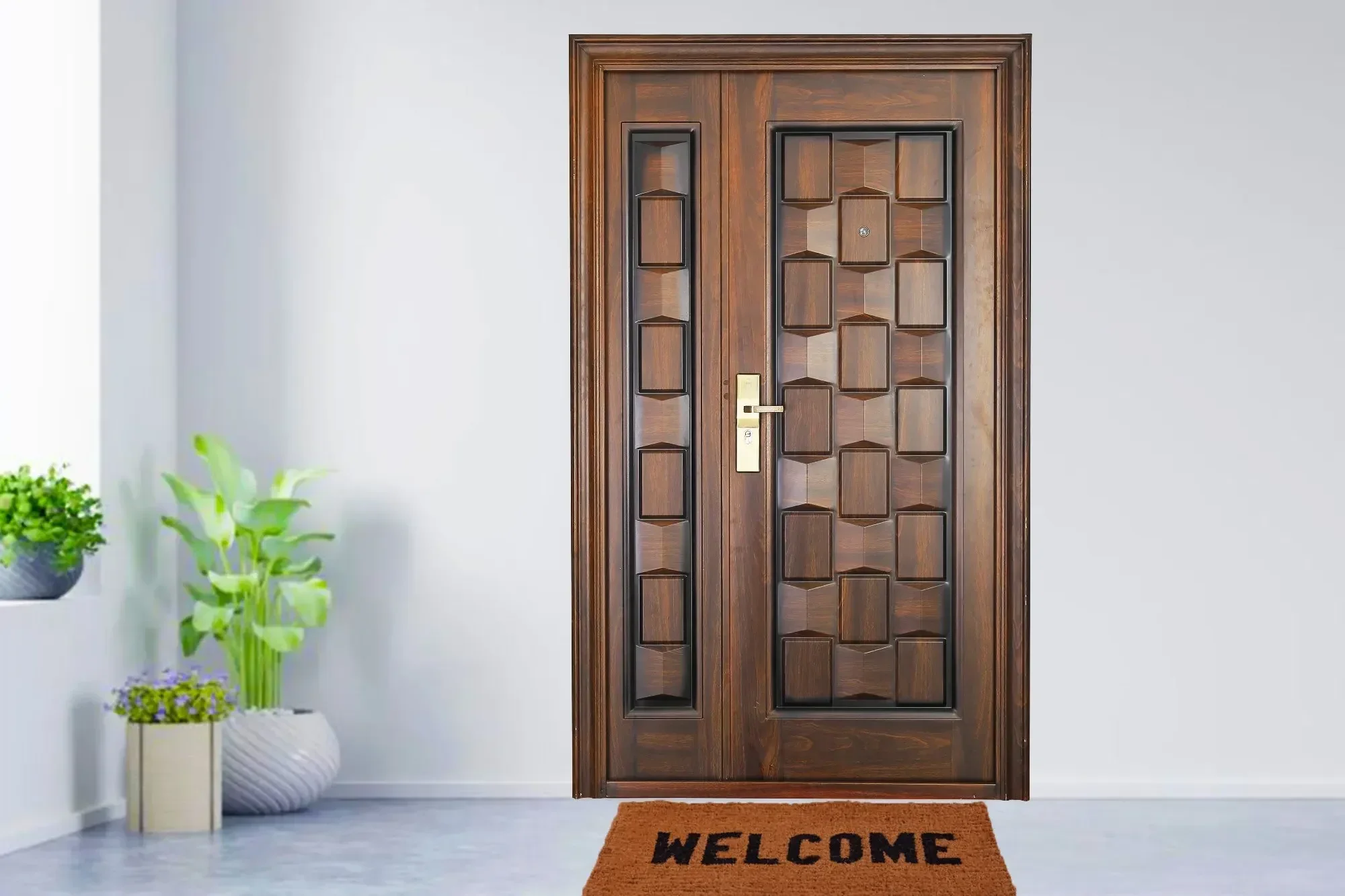 -Modern Design Security Entran - Interior Design Organic Modern ulasan dan harga