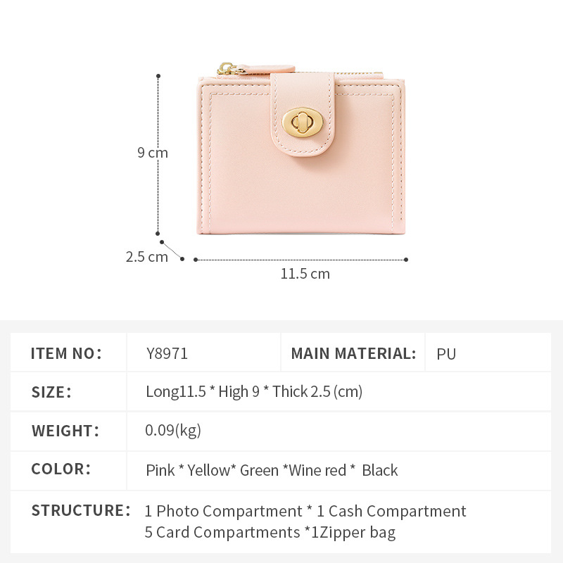 Women's Compact Student Wallet - Interior Design Id ulasan dan harga
