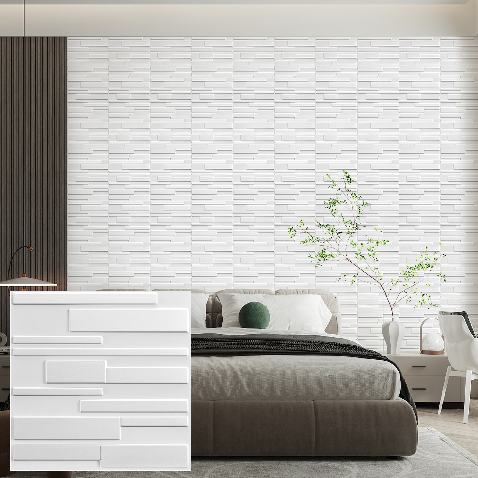 KUUJOJO 3D textured wall panel - Wall Panel 3D Texture ulasan dan harga
