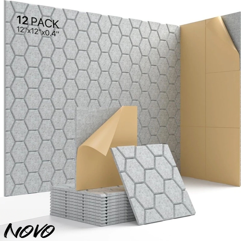 Acoustic Wall Panels Self-adhe - Wall Panel 3D Texture ulasan dan harga