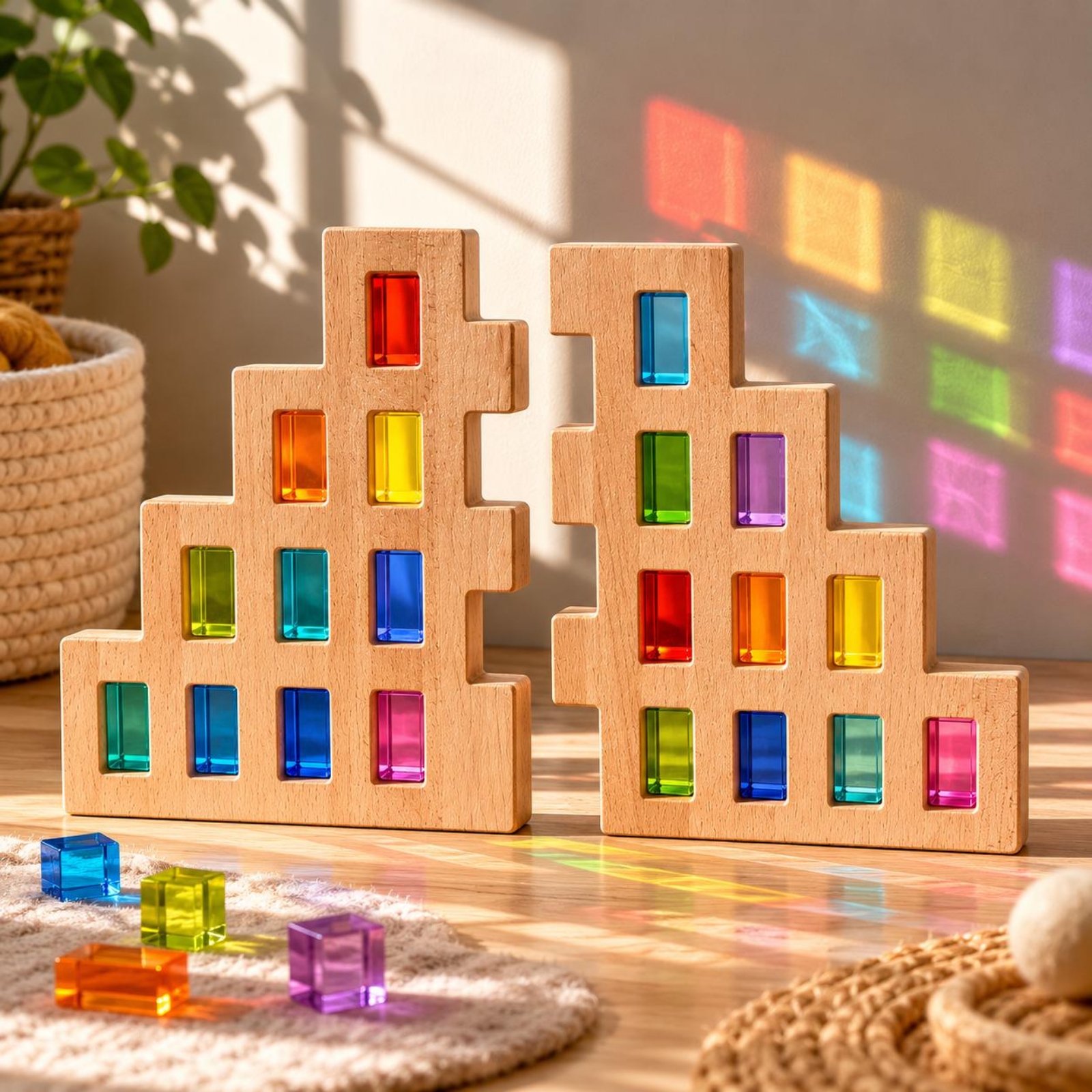 2 Pieces House-Shaped Wall Pan - Wall Panel 3D Texture ulasan dan harga