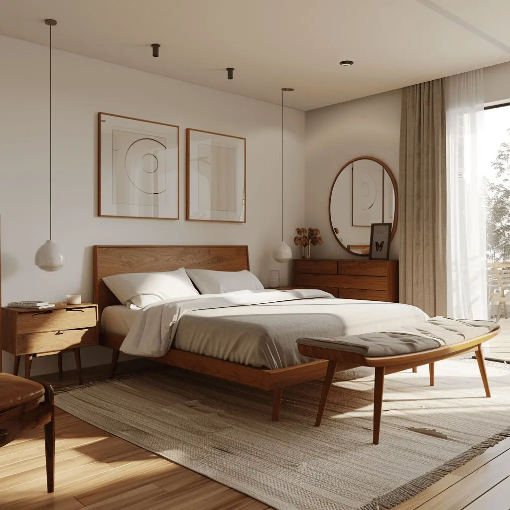 for King Size Bed Frame Custom - Interior Design Organic Modern ulasan dan harga