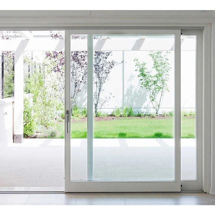 -Modern White PVC Frame Glass  - Interior Design Organic Modern ulasan dan harga