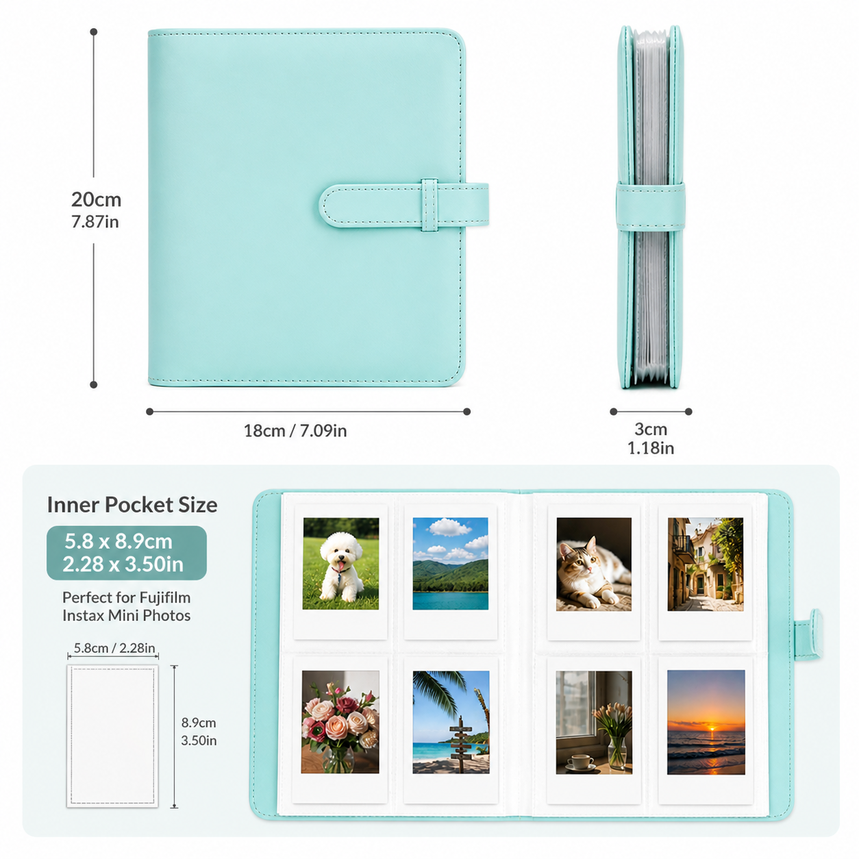 256 Photos Polaroid Album, 3 I - Interior Design Pinterest ulasan dan harga
