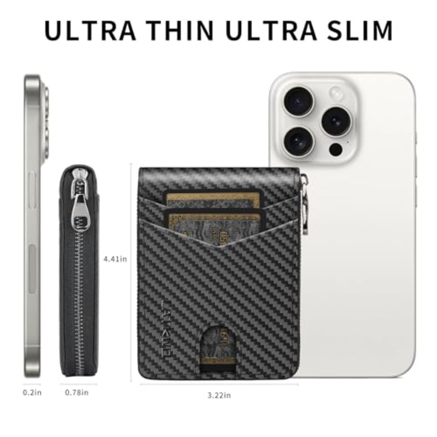 Men's RFID Blocking Zipper Lar - Interior Design Id ulasan dan harga