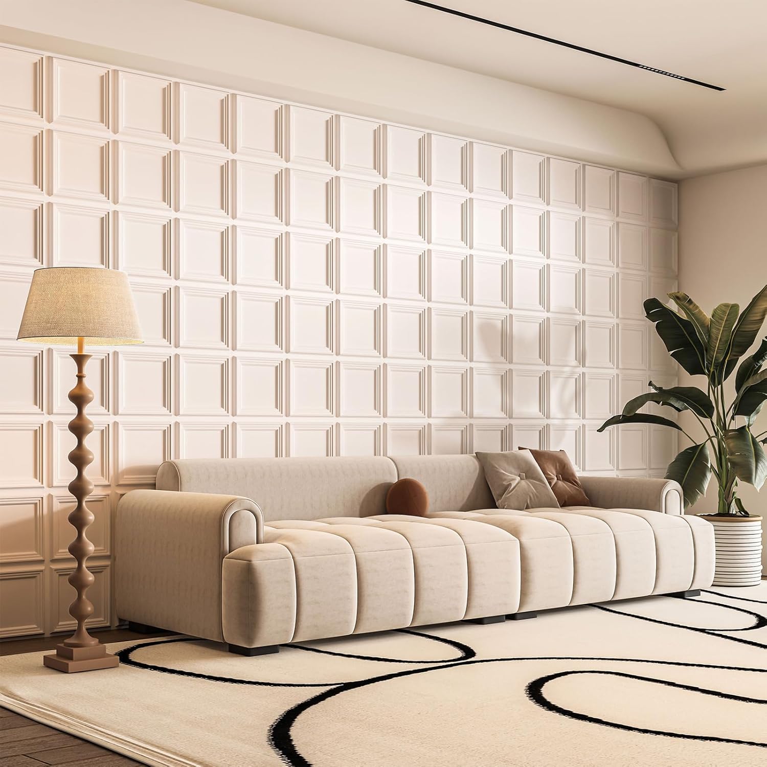 33-Pack 3D Textured Accent Wal - Wall Panel 3D Texture ulasan dan harga