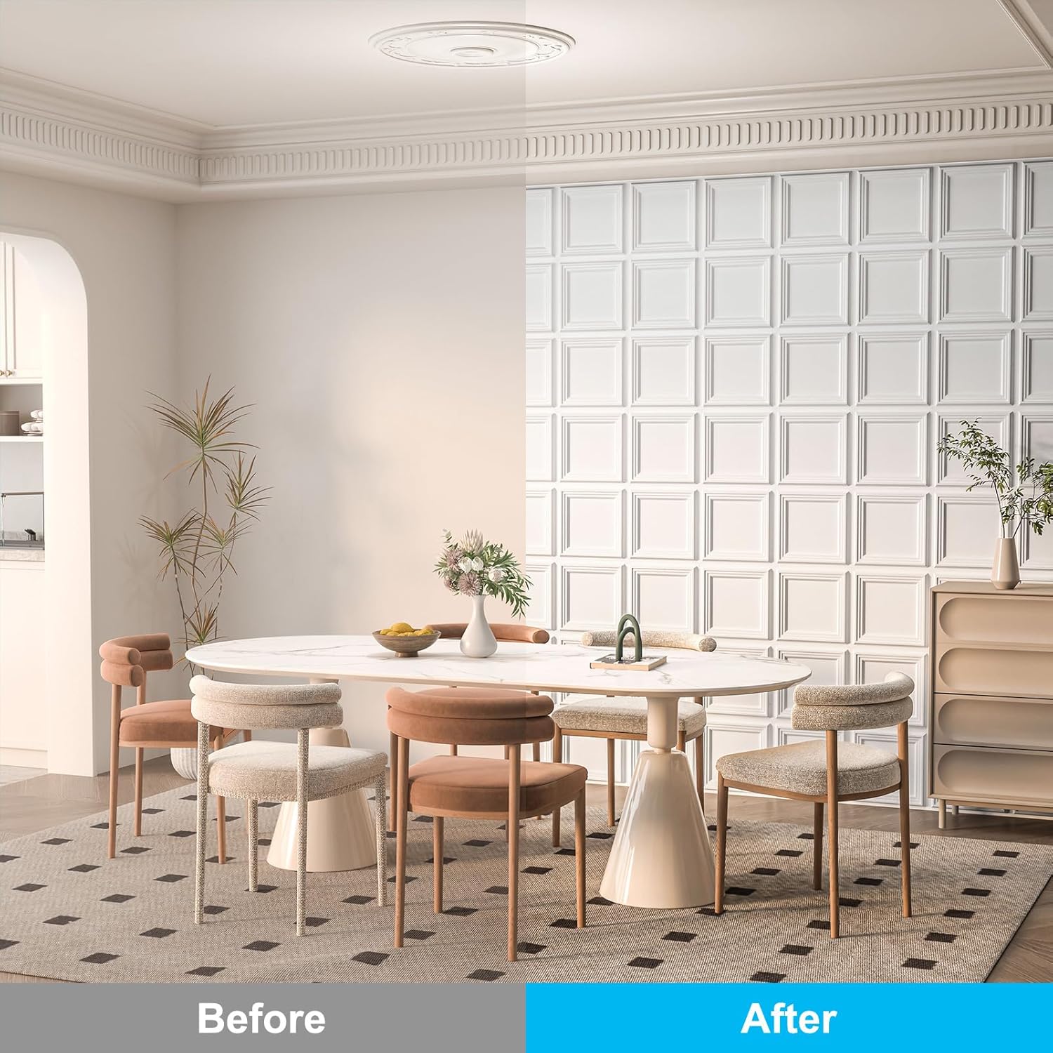 33-Pack 3D Textured Accent Wal - Wall Panel 3D Texture ulasan dan harga