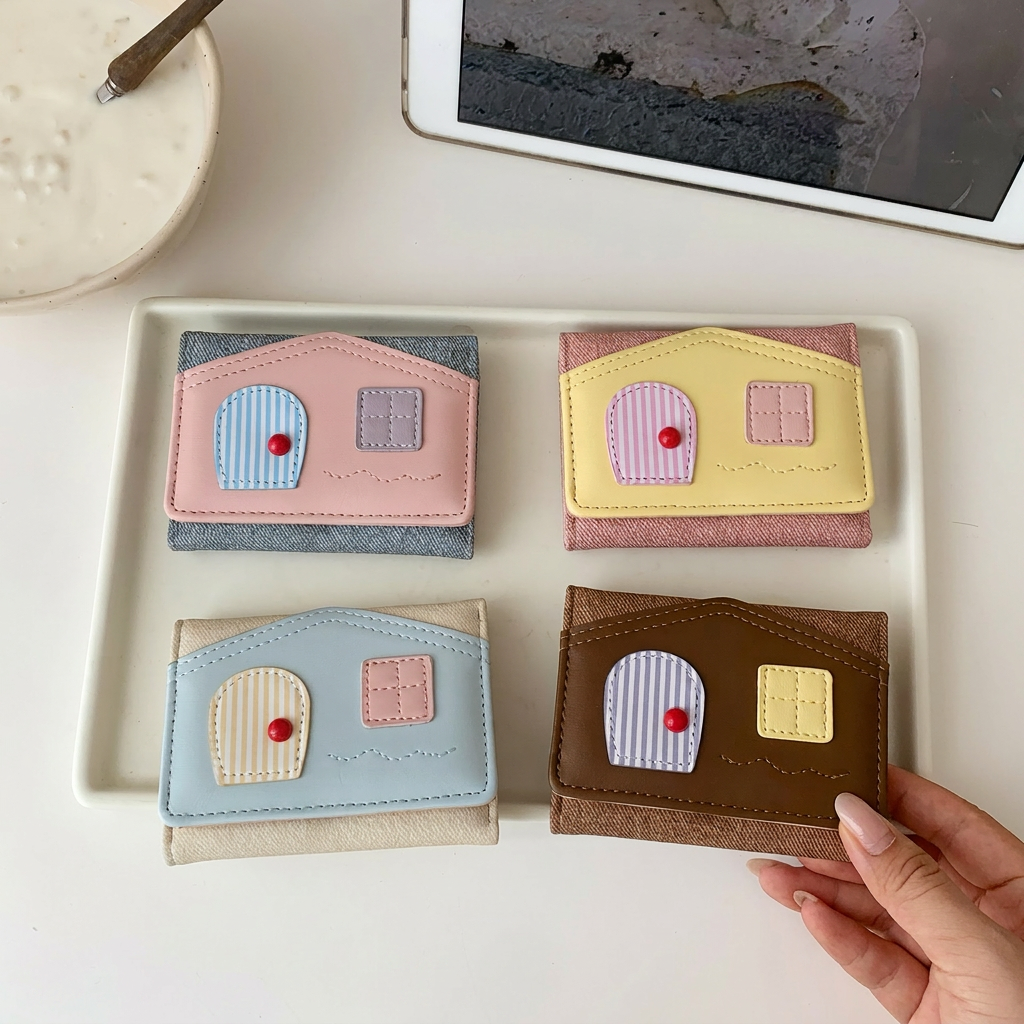 Trifold Wallet Compact House D - Interior Design Id ulasan dan harga
